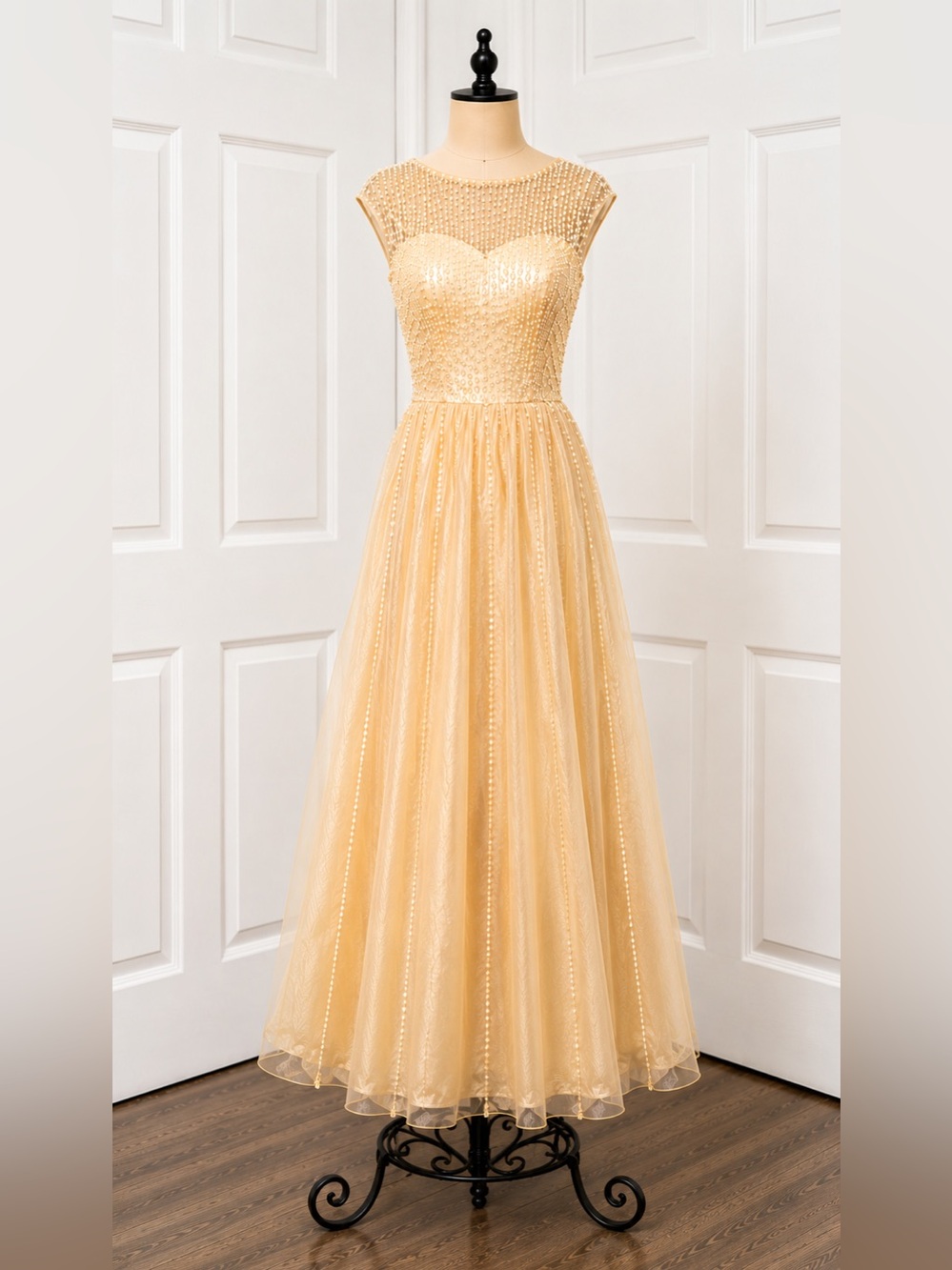 Beaded Princess Wedding Dress